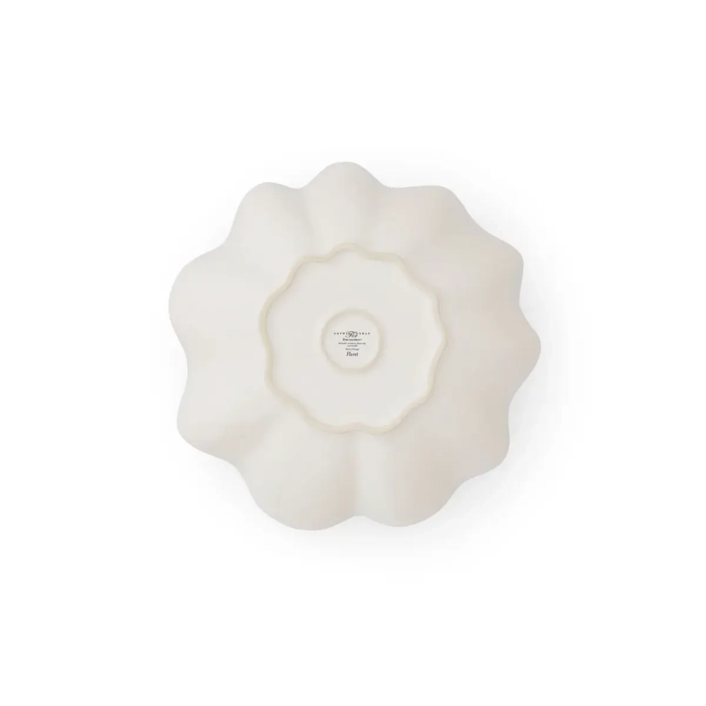 Portmeirion Sophie Conran 23,4 см Миска с кремовыми соцветиями