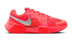 Женские теннисные кроссовки Nike Zoom GP Challenge 1 HC Premium - bright crimson/metallic silver