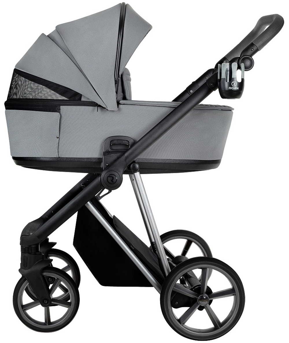Детская коляска Roan Sol Vintage Luxury 2.0 2 в 1 VIN 01/BT Blue Tea/Blue Tea/руч.Grey/к.Grey