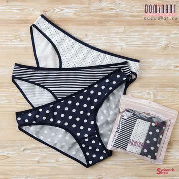 Трусики женские DOMINANT 35000-230, BIKINI, 3 шт. в уп.