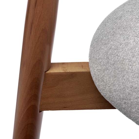 Стул Mod, орех, серый