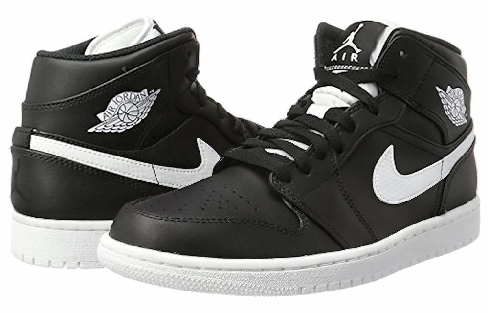Кроссовки Jordan Air Jordan 1 Retro Mid Black White