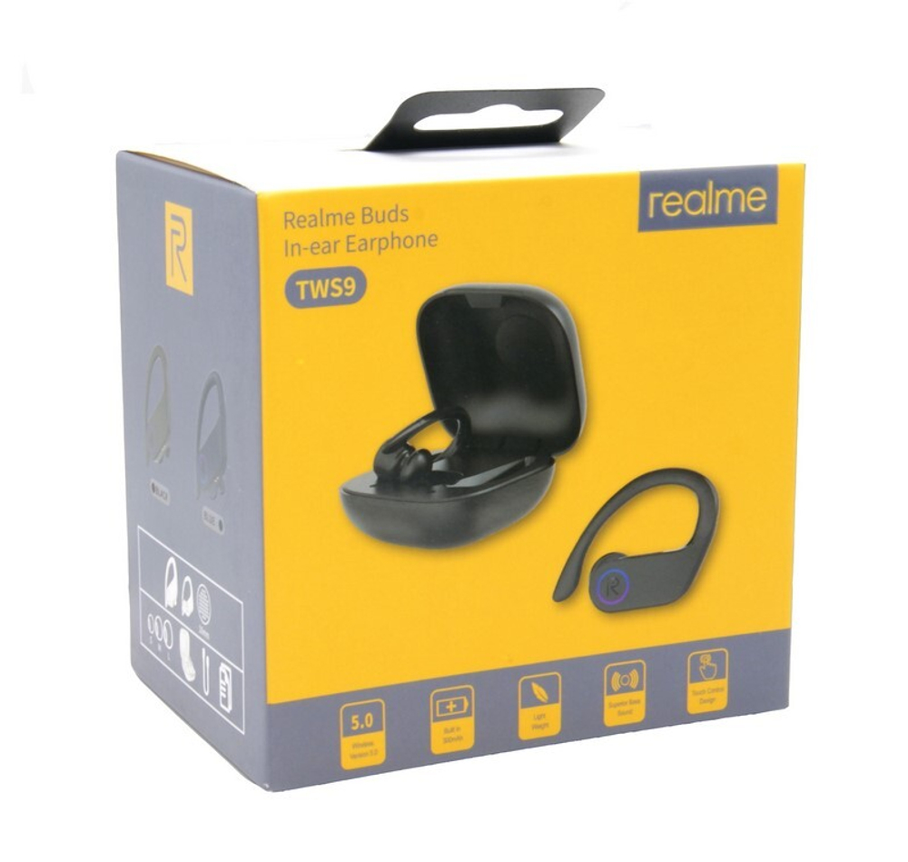 Беспроводные наушники TWS REALME 9 (черный)