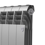 Радиатор биметаллический Royal Thermo BiLiner 350 Silver Satin 6 секций