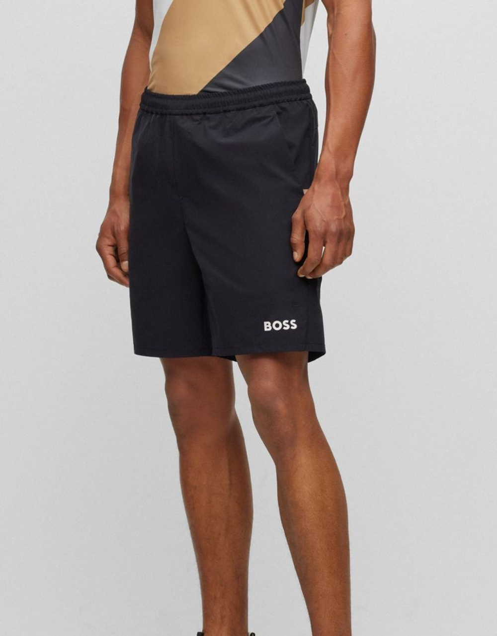 Мужские теннисные шорты BOSS x Matteo Berrettini S_Tiebreak Shorts - black