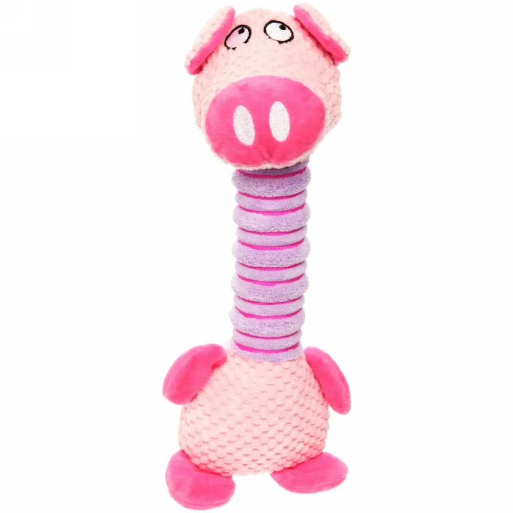 Игрушка для собаки «Свинка» 34см мягкая, с пищалкой