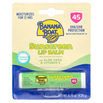 Banana Boat, Солнцезащитный бальзам для губ с алоэ вера и витамином E, SPF 45, 4,25 г (0,15 унции)
