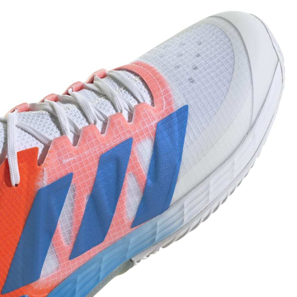 Мужские кроссовки теннисные Adidas Adizero Ubersonic 4 M Heat - cloud white/blue rush/solar red