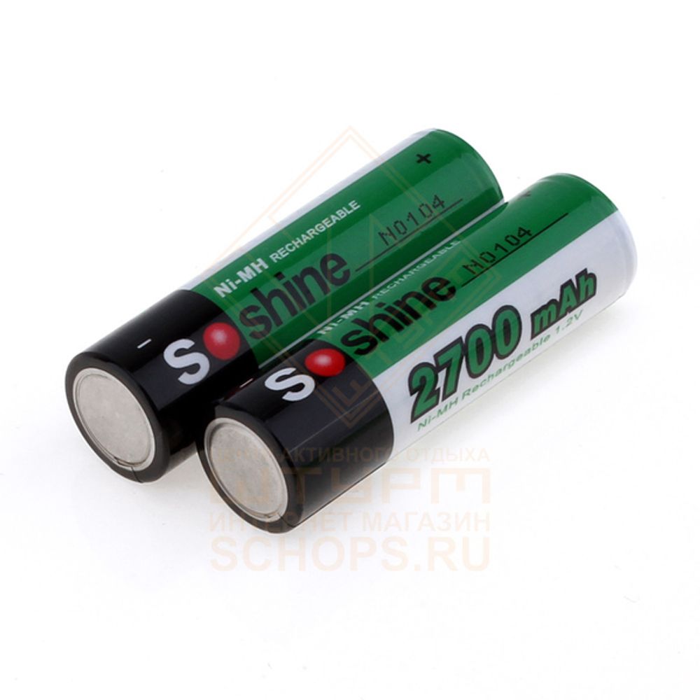 Аккумулятор Soshine RTU АА 2700 mAh NiMH