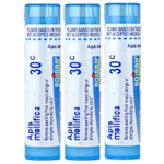 Boiron, Apis, гранулы для рассасывания, 3 тюбика, прибл. 80 гранул в 1