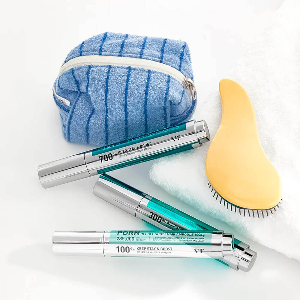 Ампула против выпадения волос с микроиглами и ПДРН VT Cosmetics PDRN Reedle Shot Hair Ampoule 100dL, 300dL,700dL