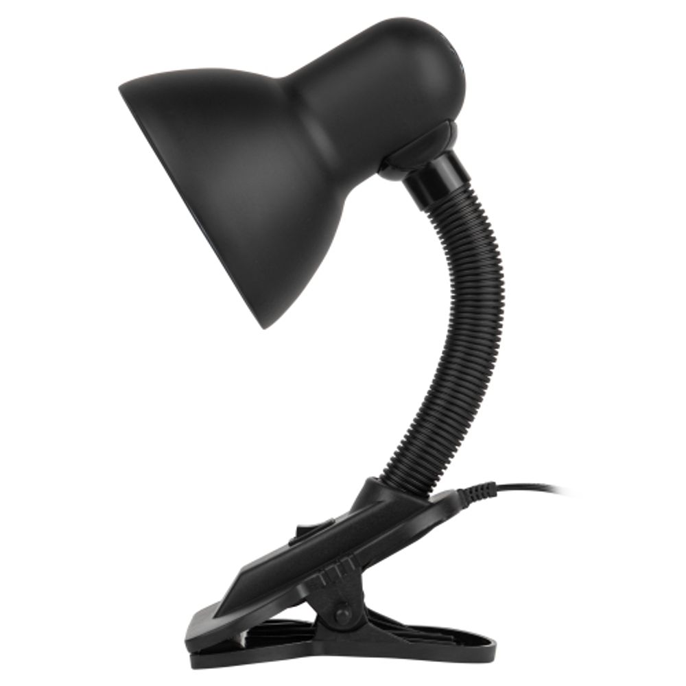 Настольный светильник ЭРА N-212-E27-40W-BK на прищепке черный