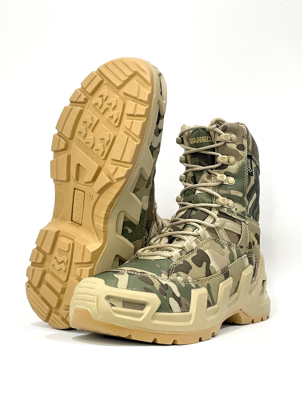 Ботинки тактические Vaneda V-Clutch Pro DRY-TEX высокие Мультикам (реплика)