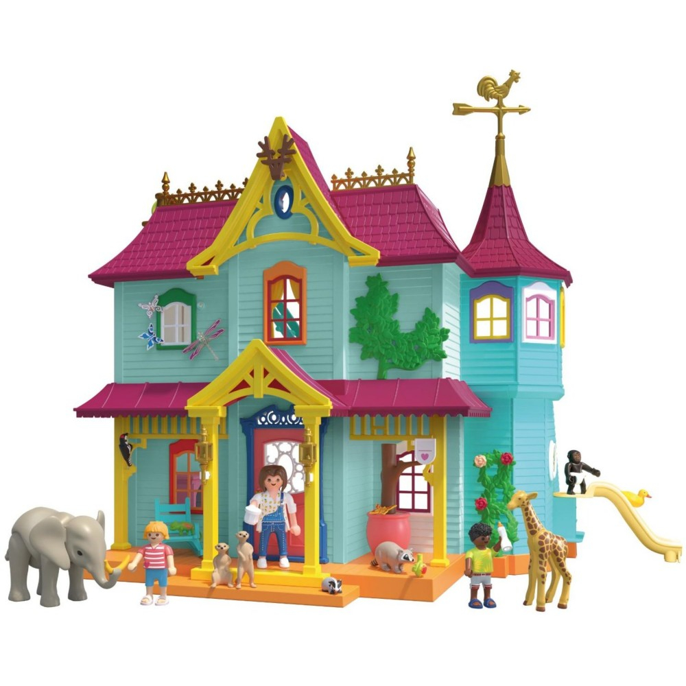 Playmobil - Animals & Friends КОЛОРОВАЯ ВИЛЛА для животных 71852