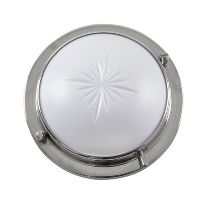 Светильник каютный, нержавеющий, белый, 4" 10 Вт 12 В