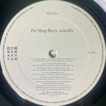 Pet Shop Boys ‎– Actually (Канада 1987г.)
