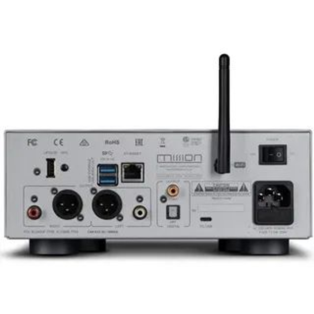 MISSION Сетевой проигрыватель 778S Другая, Wi-Fi, серебристый
