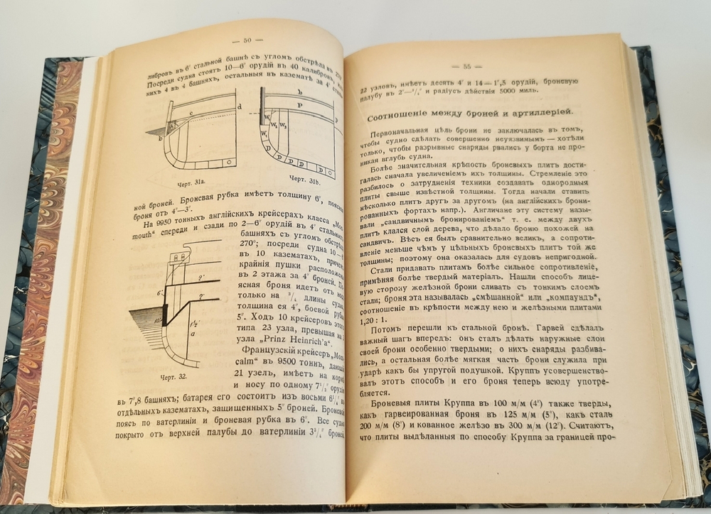 "Морская война". М.Фосс. 1906г. - антикварное издание