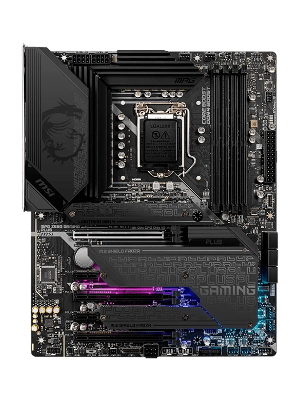 Материнская плата MPG Z590 GAMING PLUS LGA1200 DDR4 M.2 ATX