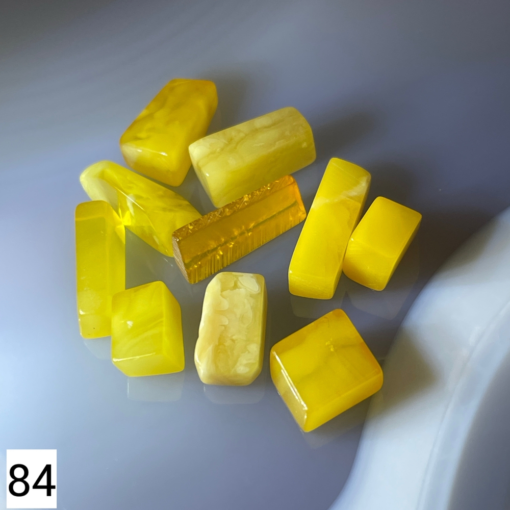 62895 Янтарь галтовка набор 5-12мм №84--48