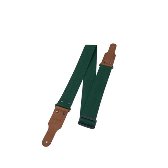 Ремень для гитары, хлопок, зеленый, Fidel FL00062C Cotton