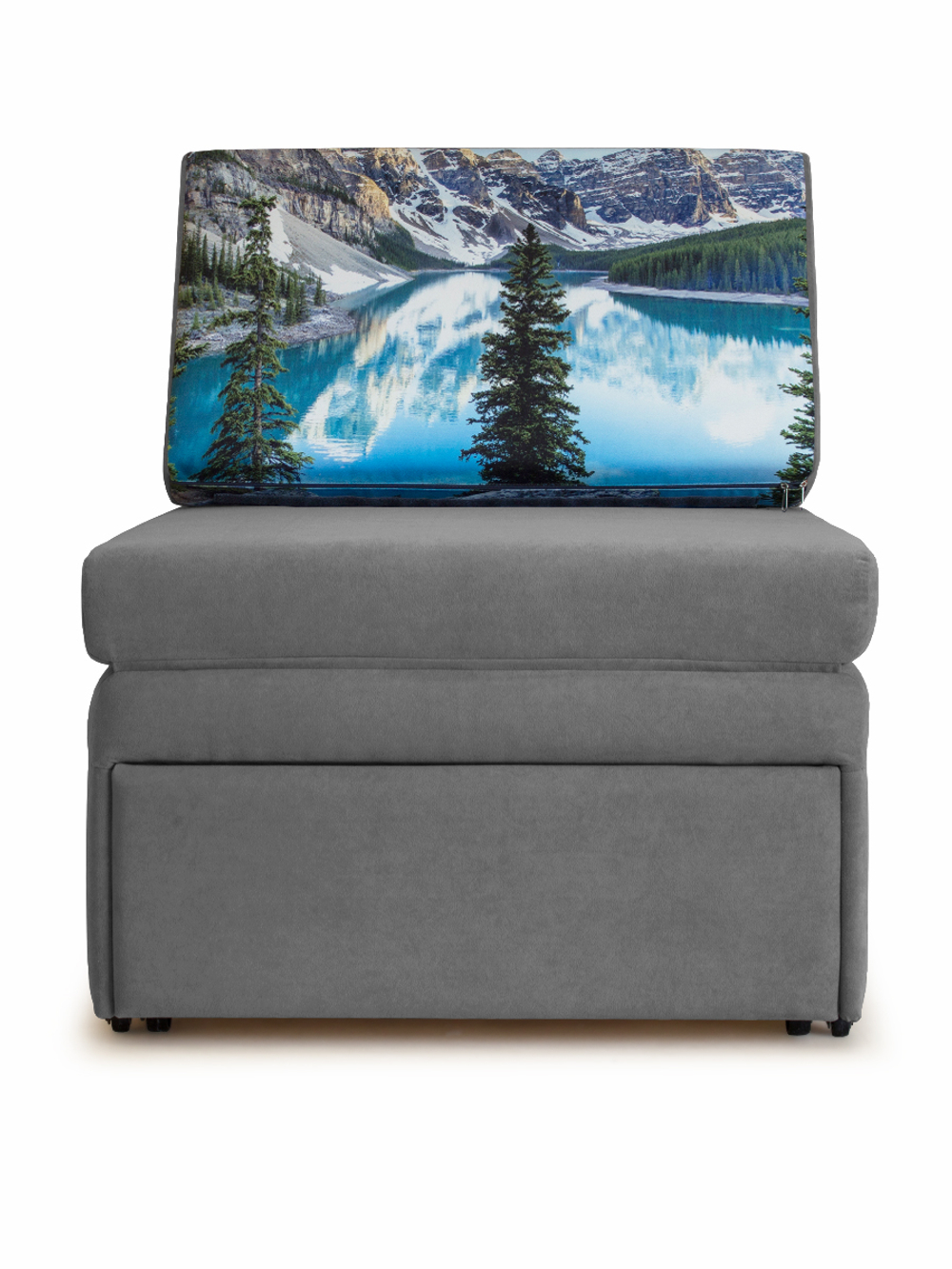 Кресло-кровать "Миник" 70 см, купон Пейзаж