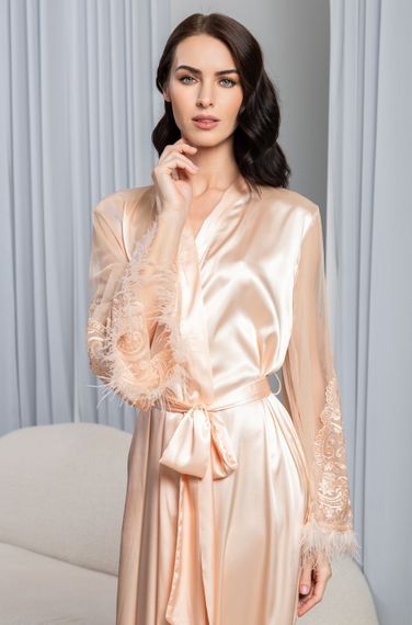Халат Mia-Amore 3969 "Marjory" персиковый
