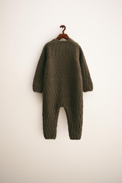 ZARA TIMELESS - ШЕРСТЯНОЙ КОМБИНЕЗОН, ТЕМНЫЙ ХАКИ