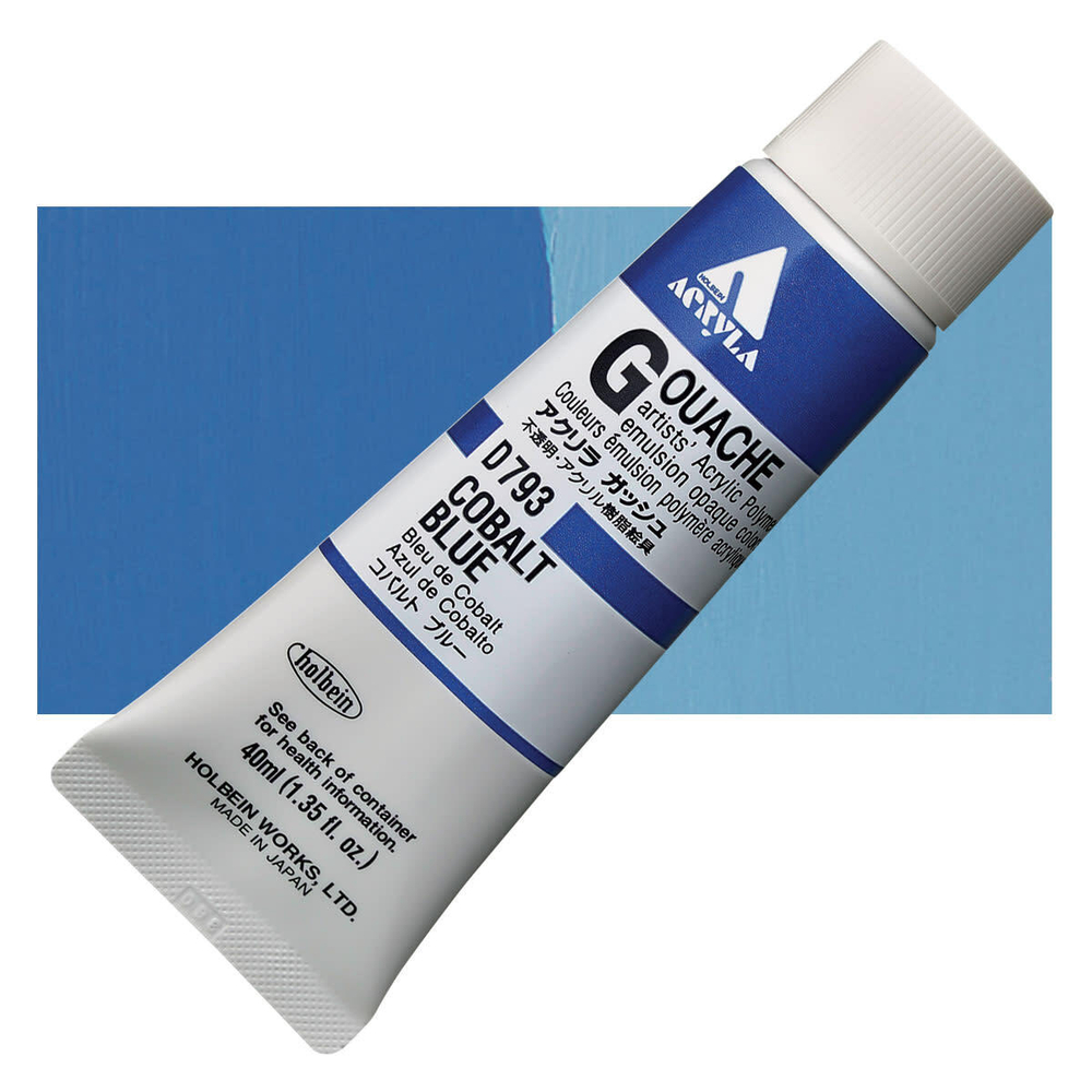 Holbein Acrylic Gouache 40 мл. 793 [А] Cobalt Blue
