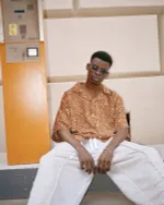 Рубашка One Two Short Sleeve Shirt Brown Giraffe