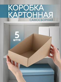 Коробка подарочная картонная 10 шт, 25х25х3