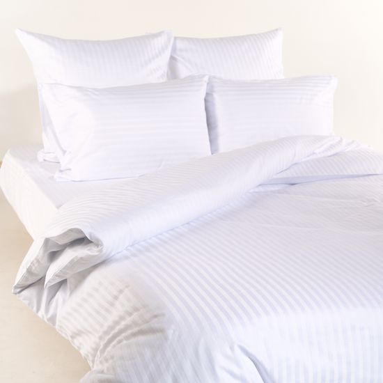 Простыня  Premier , страйп сатин  240х280см.  LINNEN