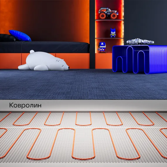Нагревательный мат VLT01-200-12 Площадь обогрева 12м2 Voltum
