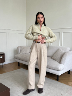 Брюки-бананы Winter бежевый