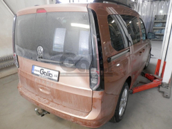 Фаркоп оцинкованный Galia V090A для Volkswagen Caddy 2020-(паспорт и сертификат в комплекте)(без электрики)