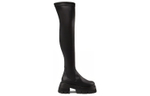 VERSACE Leonidas Over the knee Boots Women"s Black