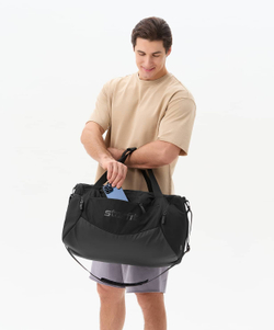Сумка спортивная Porter, черный, 40 л