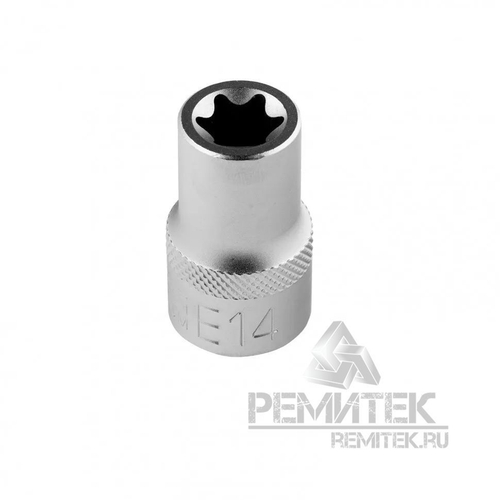 Головка торцевая Е-профиль 14мм, 6-гранная, под квадрат 1/2 STELS