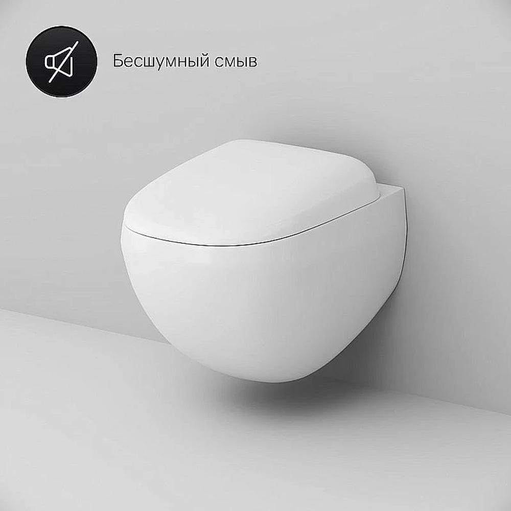 Унитаз подвесной AM.PM Sensation C301700WH белый, безободковый