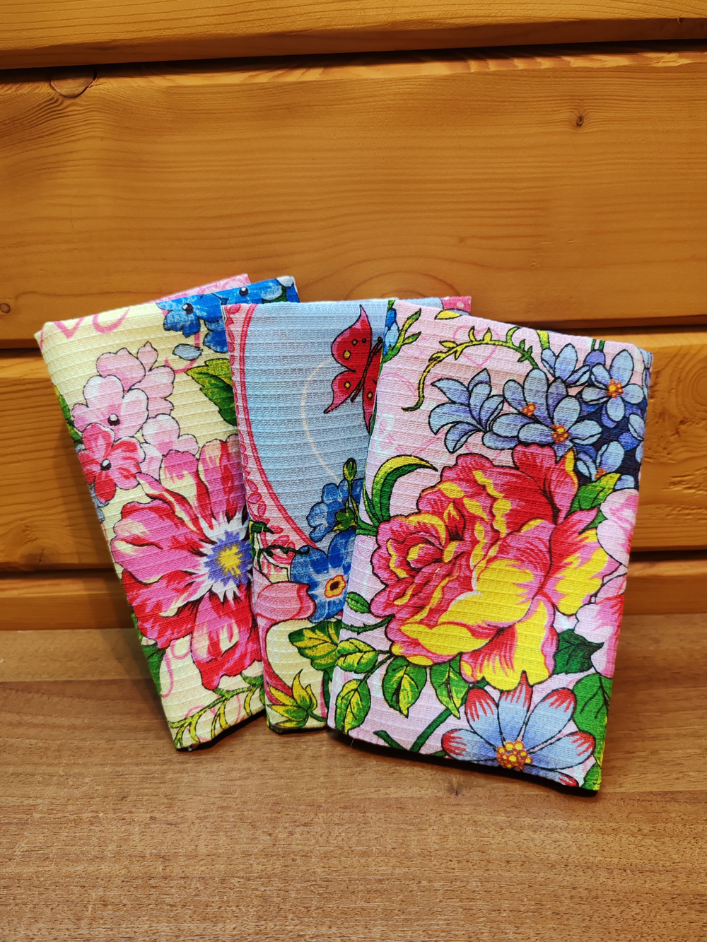 Набор кухонных полотенец, 3 шт , 45х60 см , рогожка