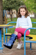 Ортез голеностопный жесткий детский medi Walker boot D kidz