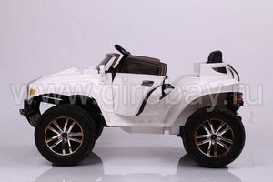 Детский электромобиль River Toys Hummer A888MP белый