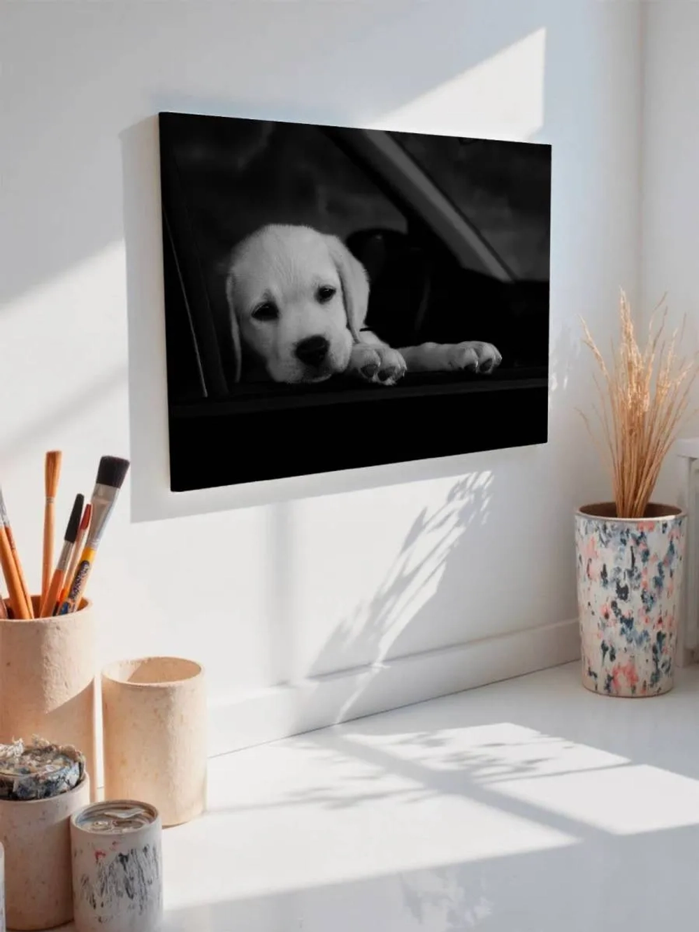 Картина на стену 40 X 50 Щенок лабрадора