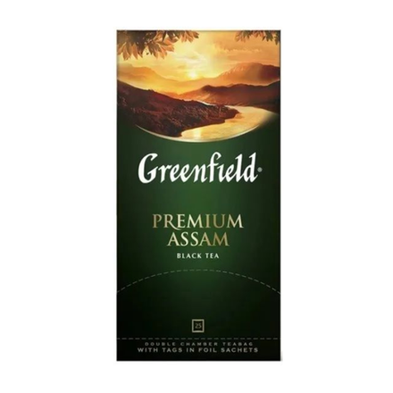 Чай черный в пакетиках Greenfield Premium Assam, 25 пак