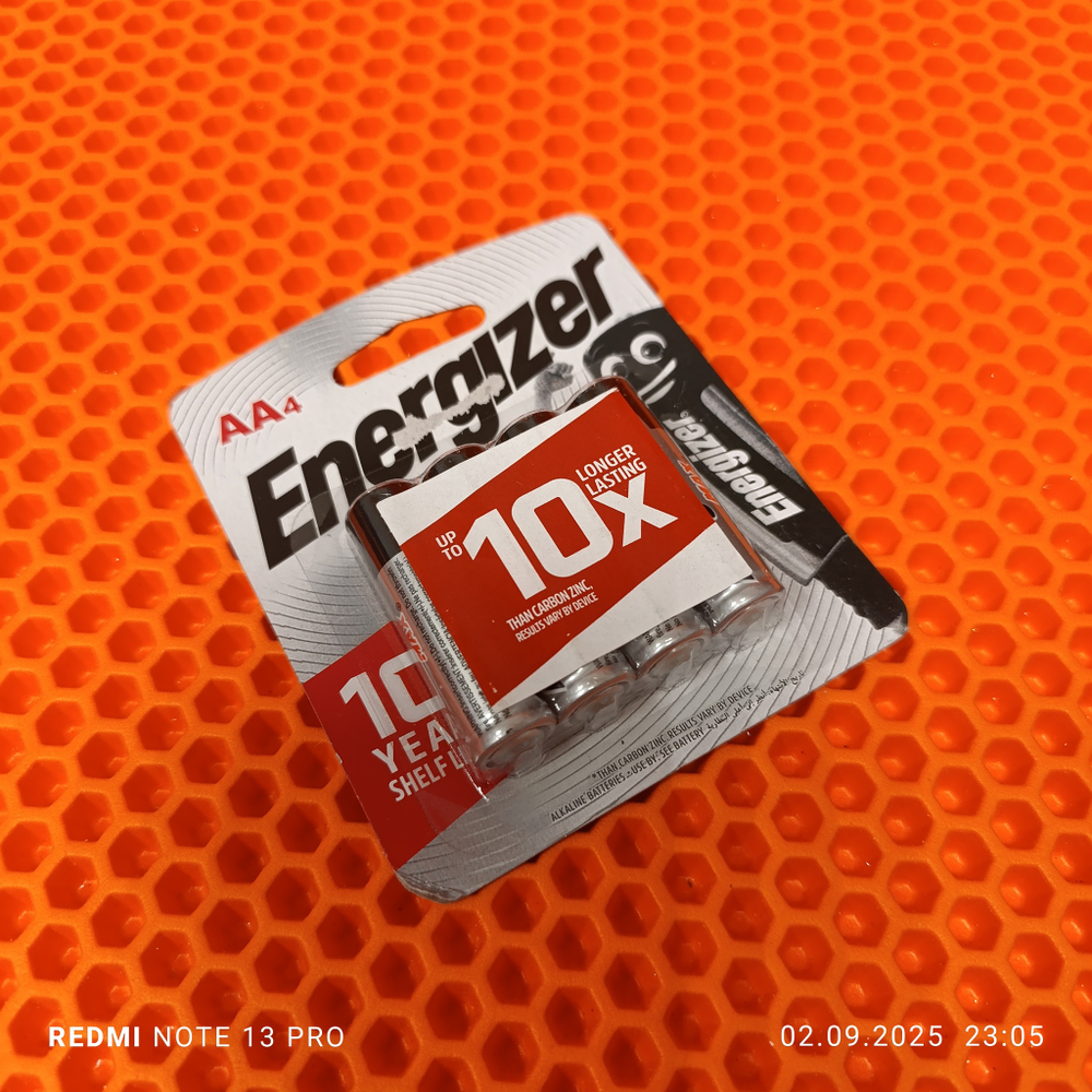 Батарейки АА Energizer LR6/4B