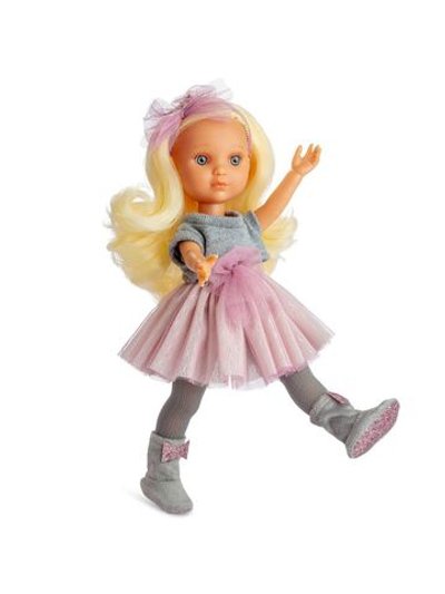 Кукла BERJUAN виниловая 35см Ева блондинка (823)