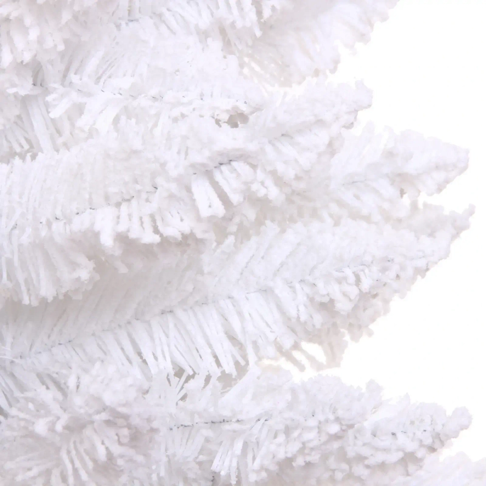 Ёлка «Звон вьюги» 150 см, ПВХ (482 веток), белый иней, Белый