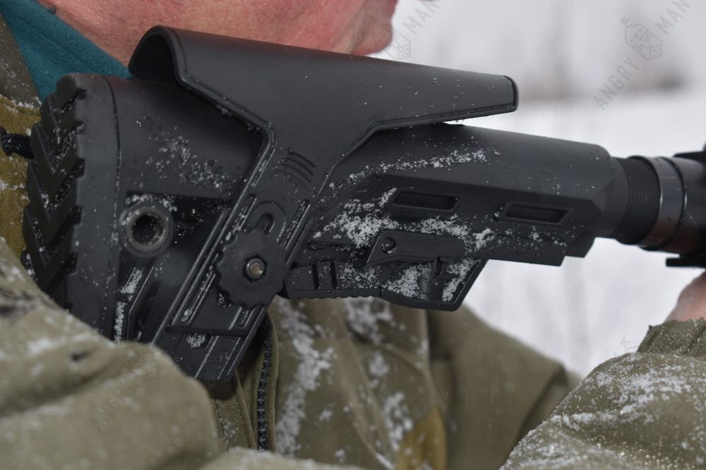 Облегченный телескопический приклад с подщечником Alpha CP, K.Arma