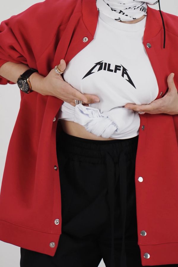 Футболка оверсайз(унисекс) плотная «MILFA»