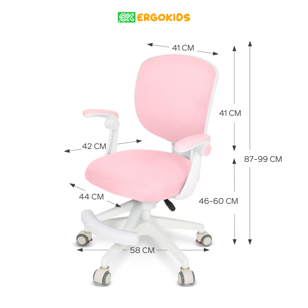 Стул для школьника Ergokids Soft Air Plus с подлокотниками